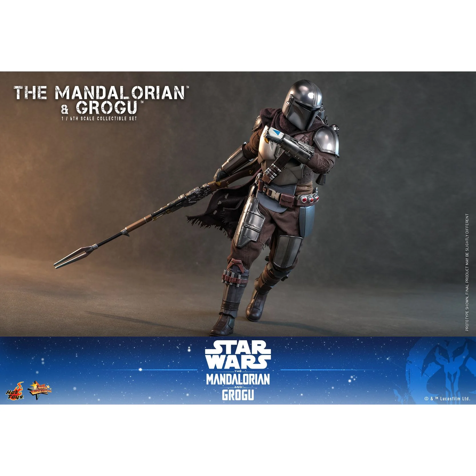 The Mandalorian™ & Grogu™ 1/6th Scale Figure Set - Image 9