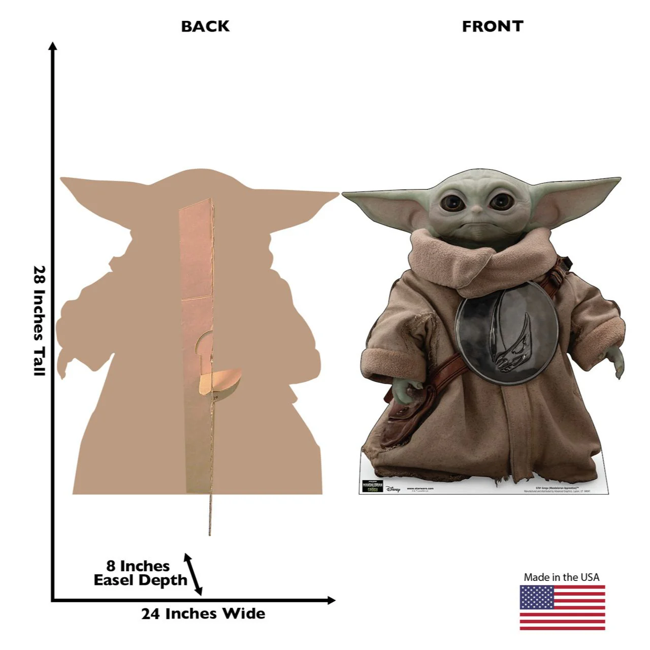 The Mandalorian & Grogu Mandalorian Apprentice Standee - Image 3