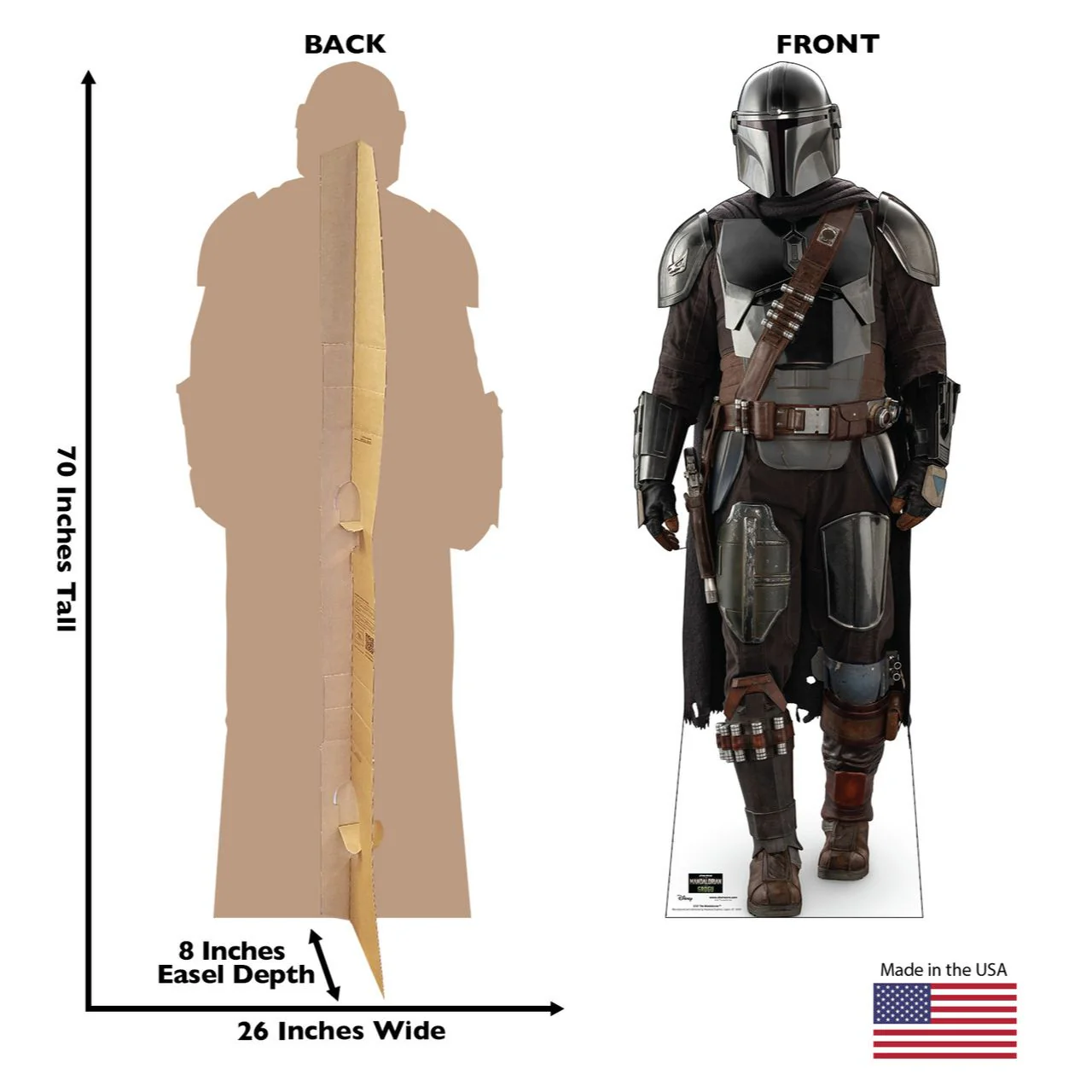 The Mandalorian & Grogu Mandalorian Standee - Image 3