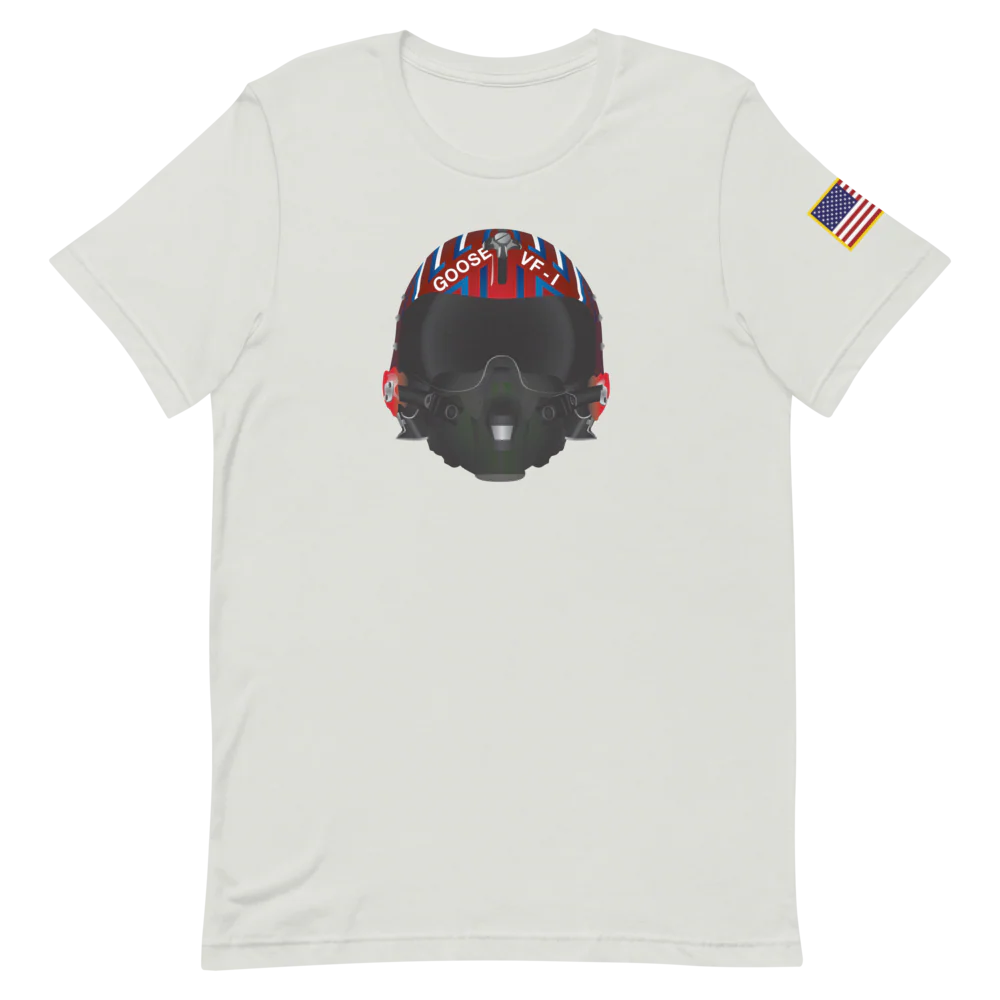 Top Gun Goose Helmet T-Shirt - Image 5