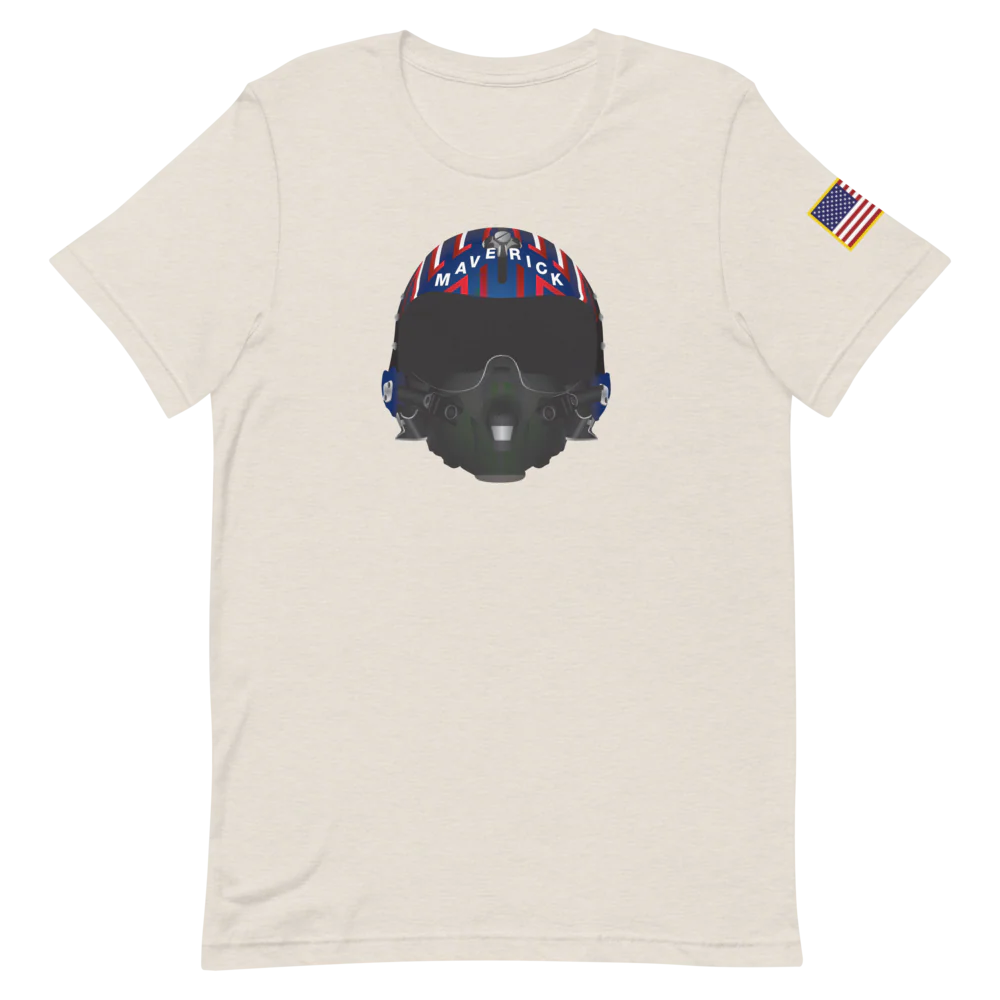 Top Gun Maverick Helmet T-Shirt - Image 4
