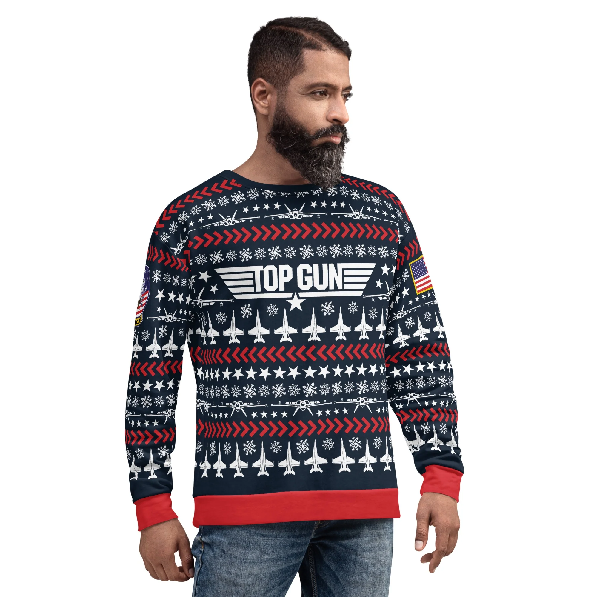 Top Gun Tom Cat Unisex Crewneck Sweatshirt - Image 3