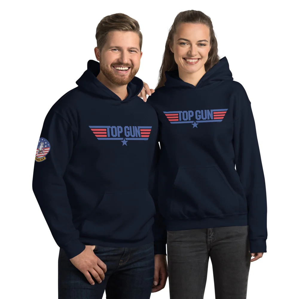 Top Gun Red & Blue Hoodie - Image 3