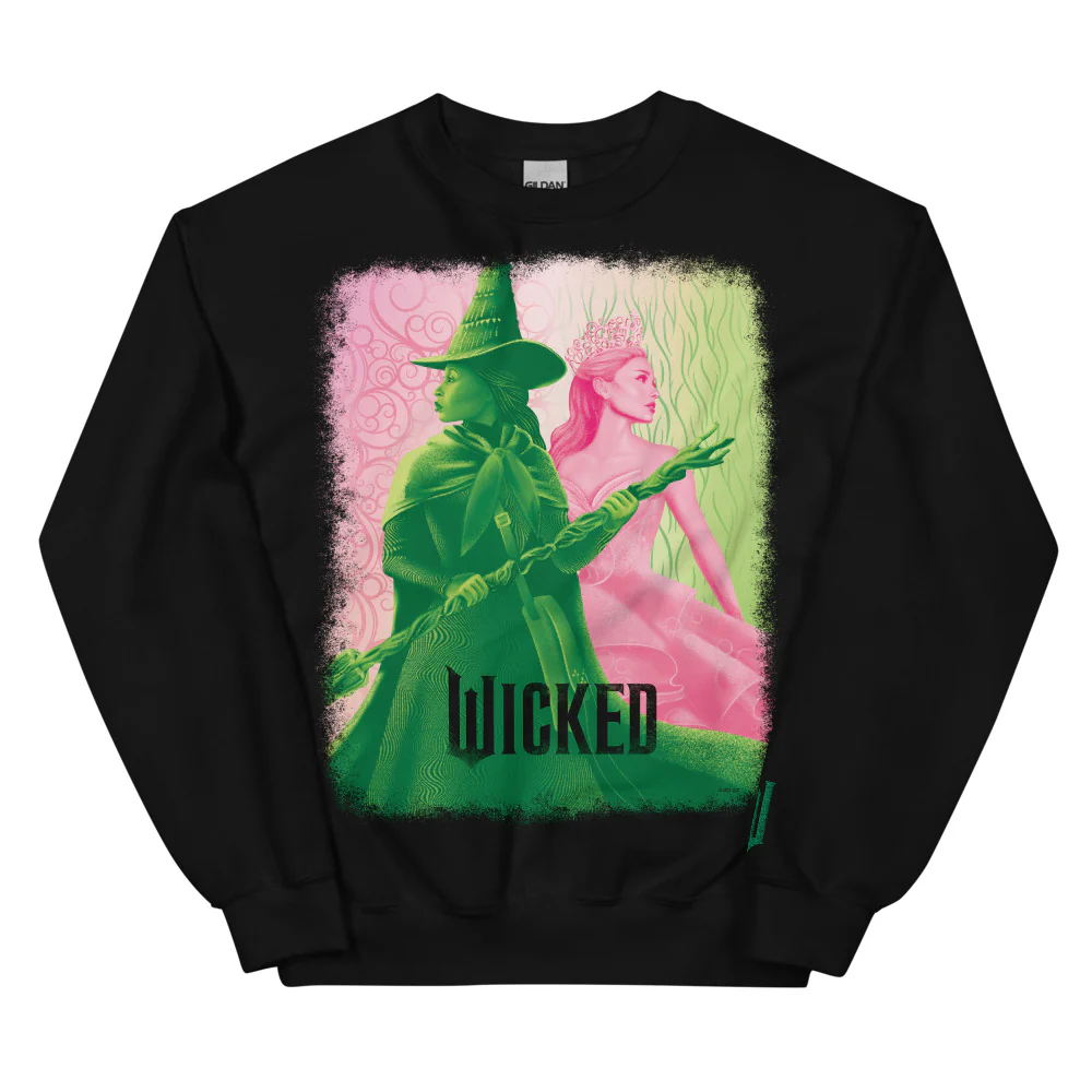 Wicked Elphaba Glinda Crewneck Sweatshirt - Image 6