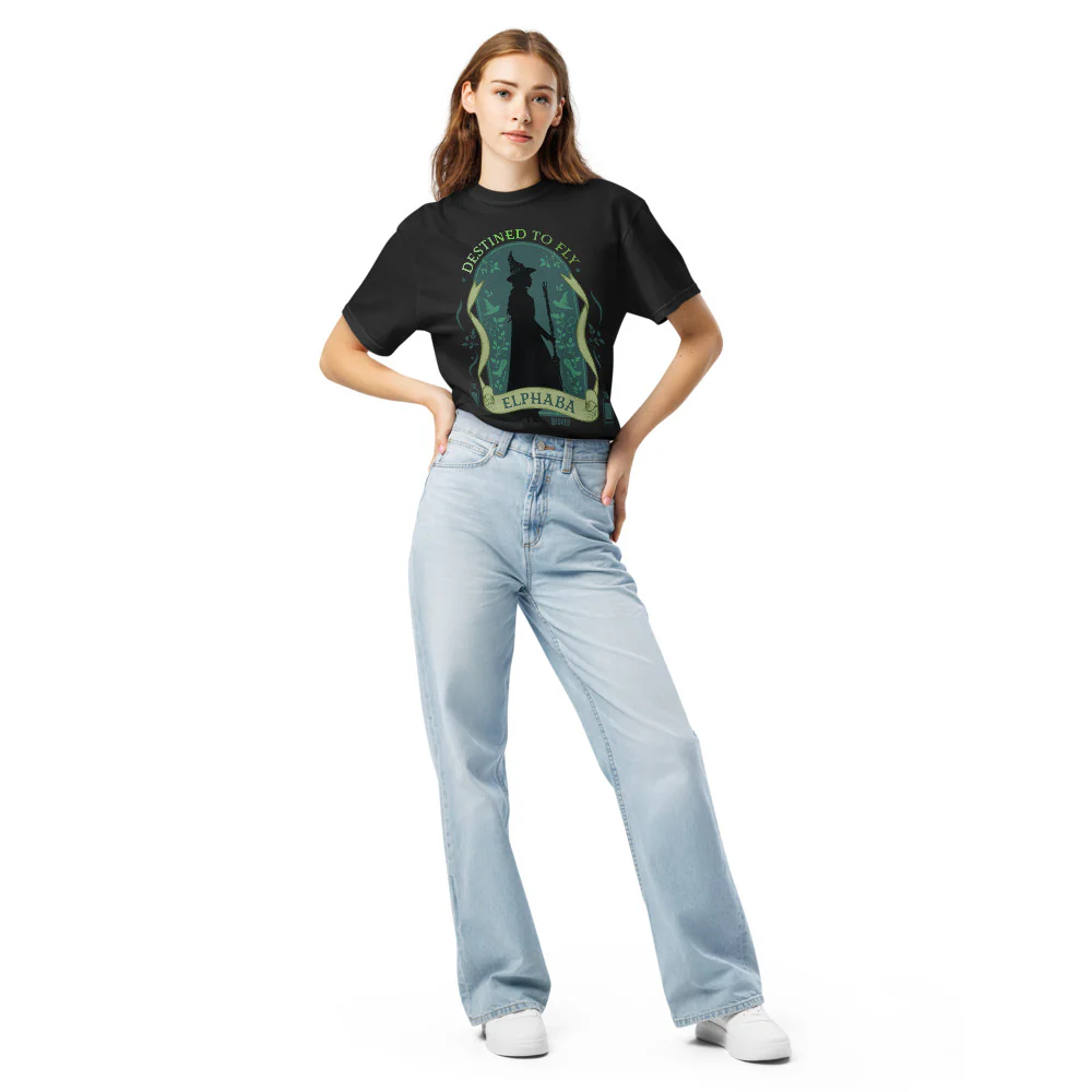 Wicked Enchanted Elements Destined To Fly Elphaba Comfort Colors T-Shirt - Image 2