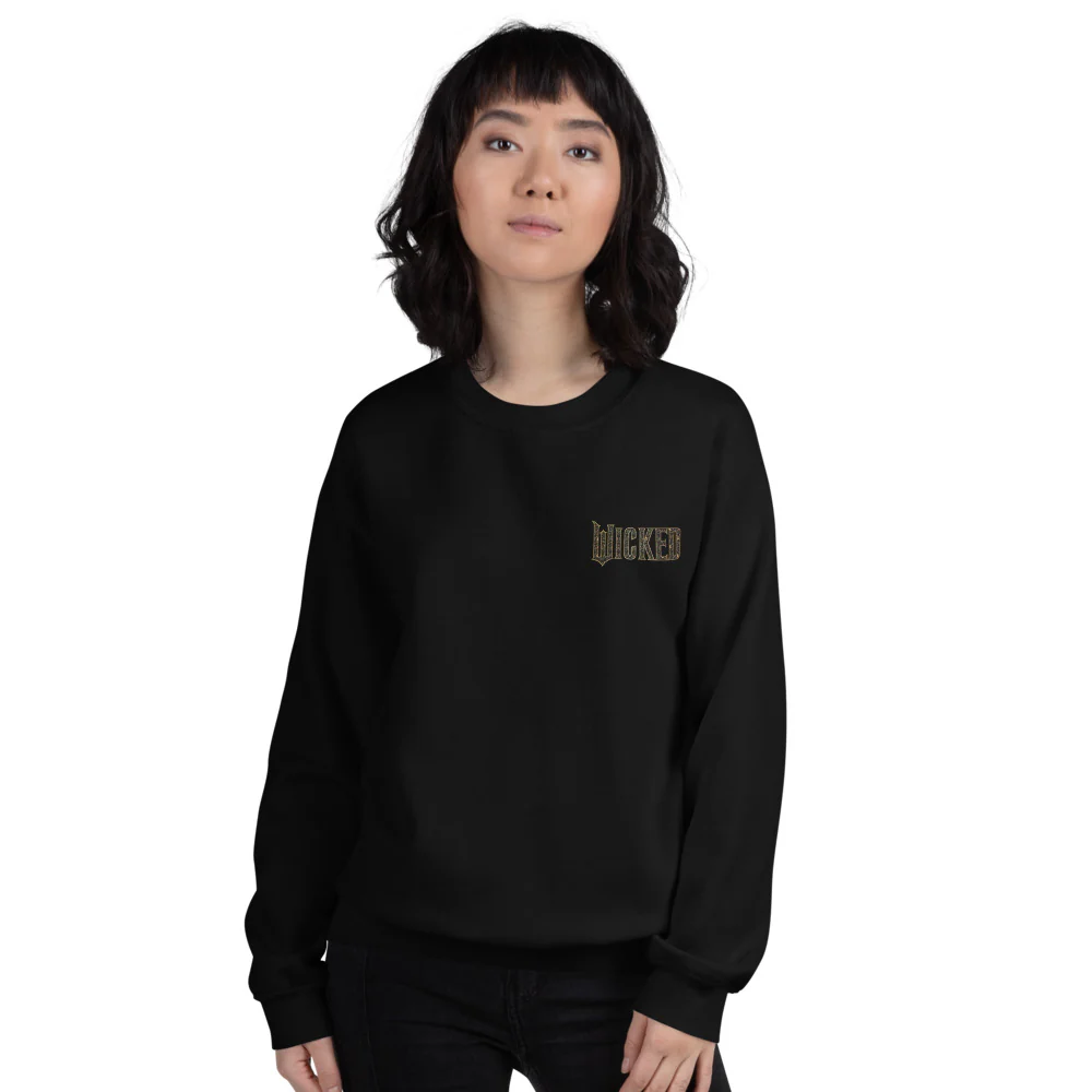 Wicked Enchanted Elements Elphaba Thropp Fleece Crewneck Sweatshirt - Image 4