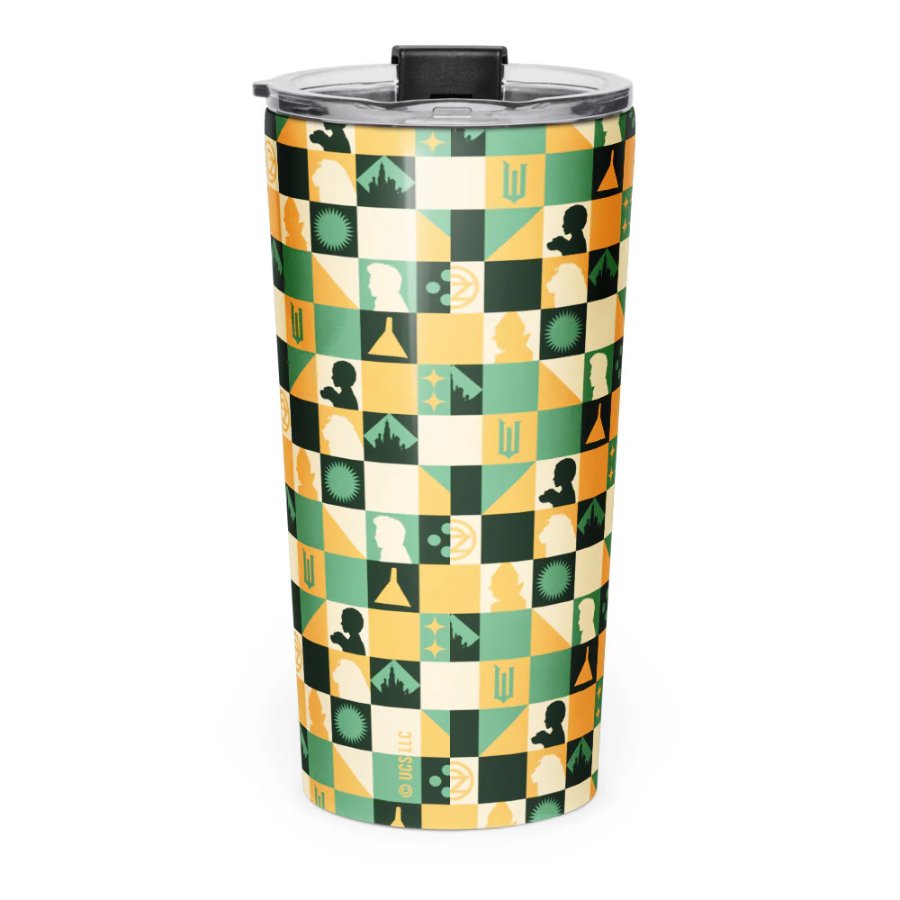 Wicked: For Good Checkered Pattern Stainless Steel Tumbler - Image 3