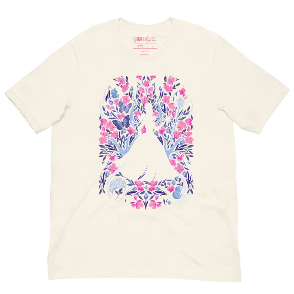 Wicked: For Good T-Shirt "Glinda Floral"