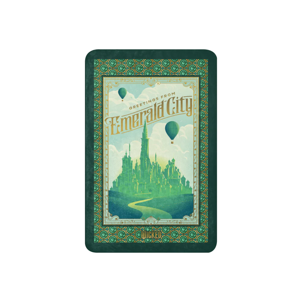 Wicked Greetings From Emerald City Sherpa Blanket - Image 6