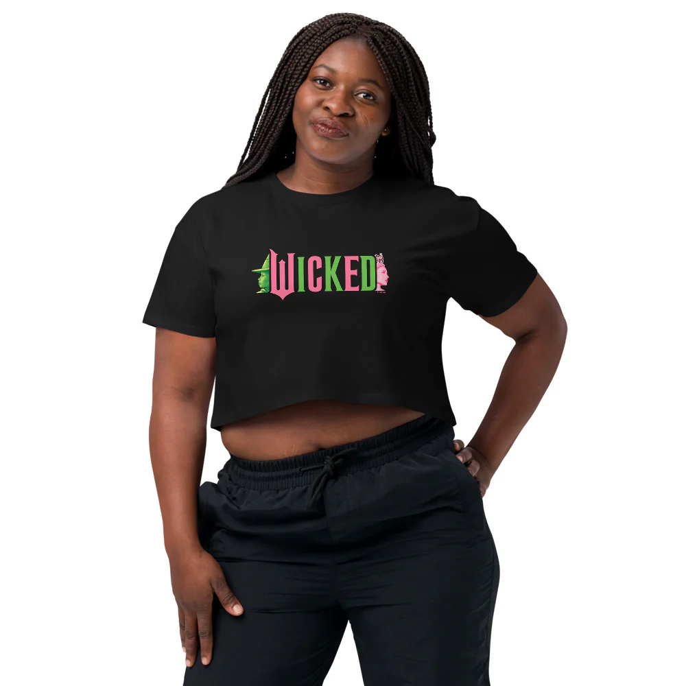 Wicked Logo Women's Cropped T-Shirt - Image 2