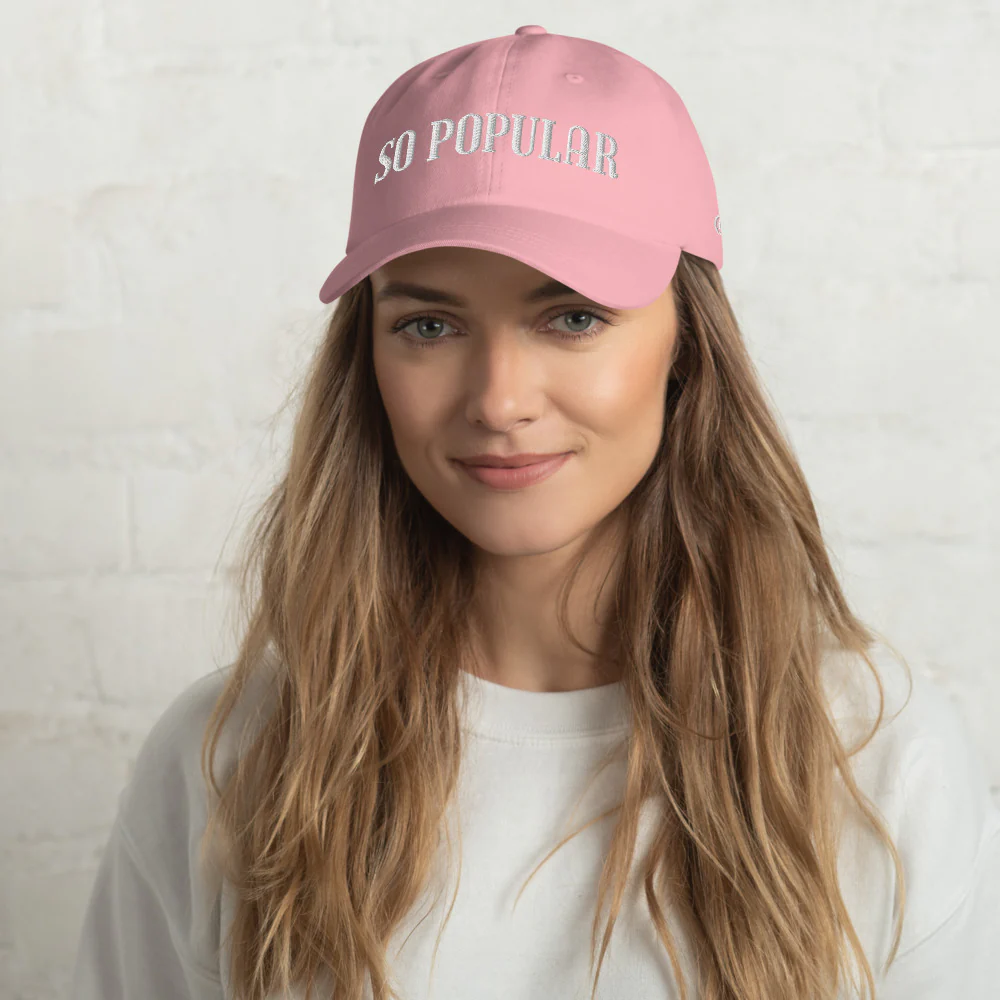 Wicked So Popular Embroidered Dad Hat - Image 4