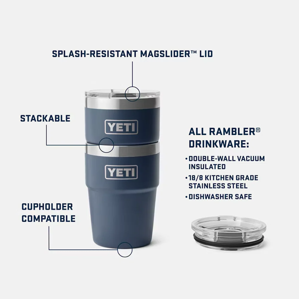 Wicked Yeti Rambler 16oz Stackable Cup with Lid - Image 4