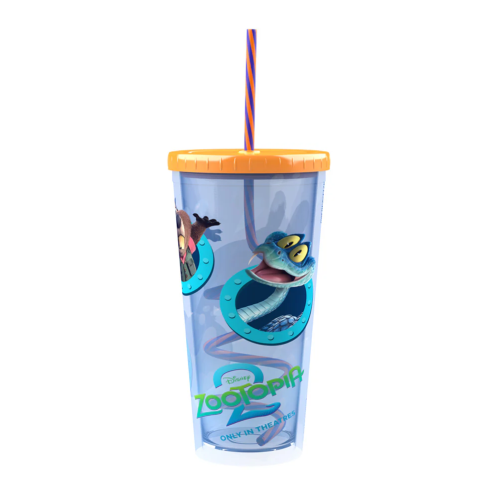 Zootopia 2 Tumbler with Curly Straw - Image 3