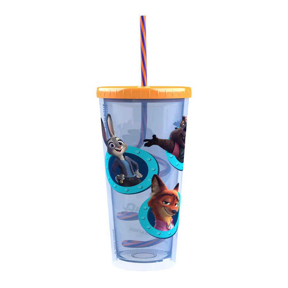 Zootopia 2 Tumbler with Curly Straw - Image 4
